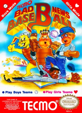 Bad News Baseball (USA) box cover front